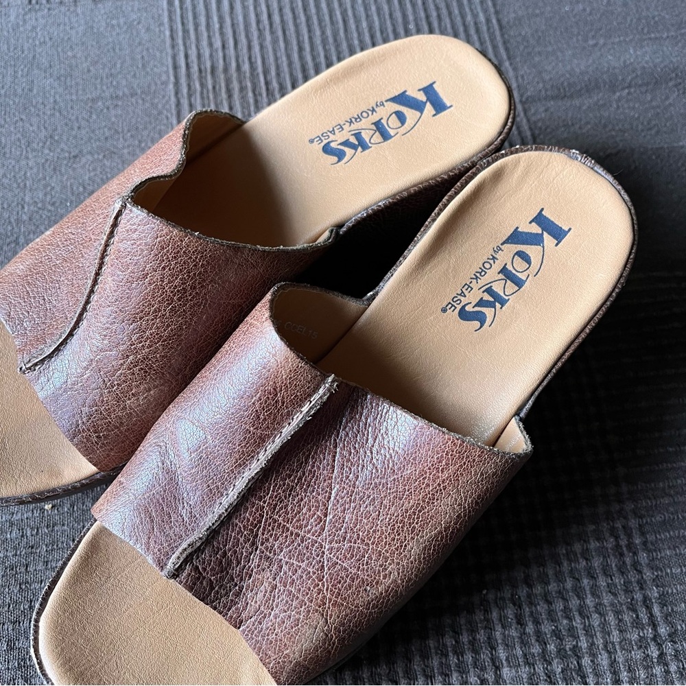 Kork-Ease tan wedges 7